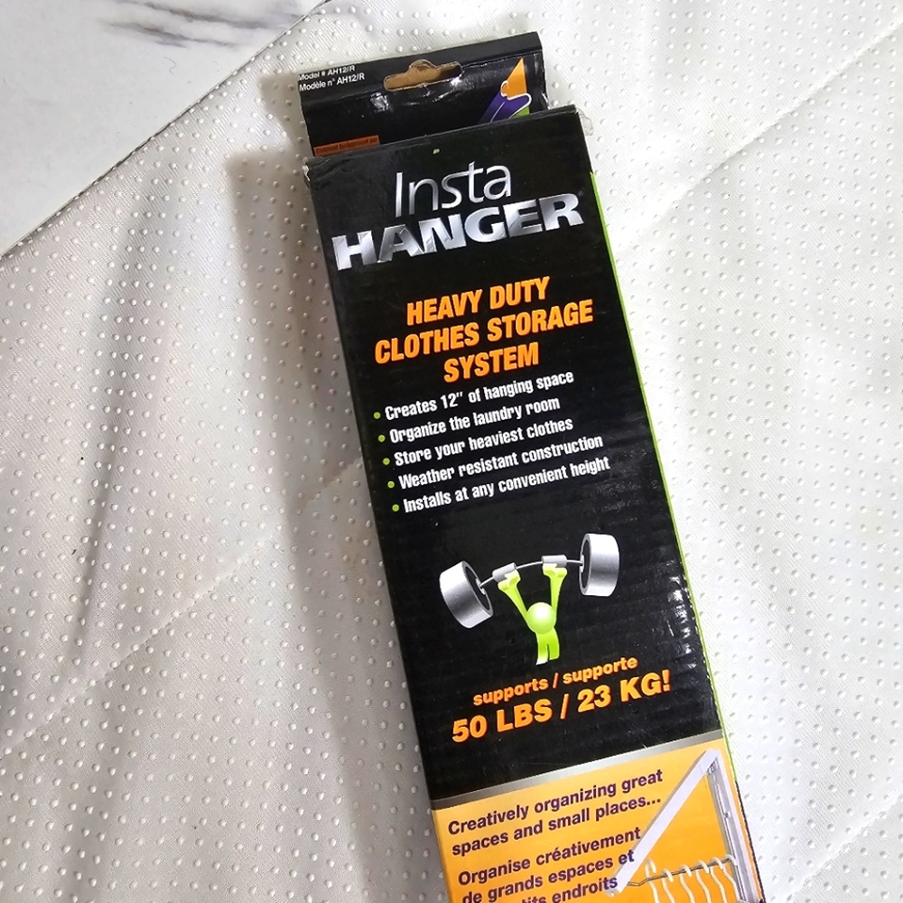 Insta Hanger Heavy Duty Clothes Storage System 23kg - NWT